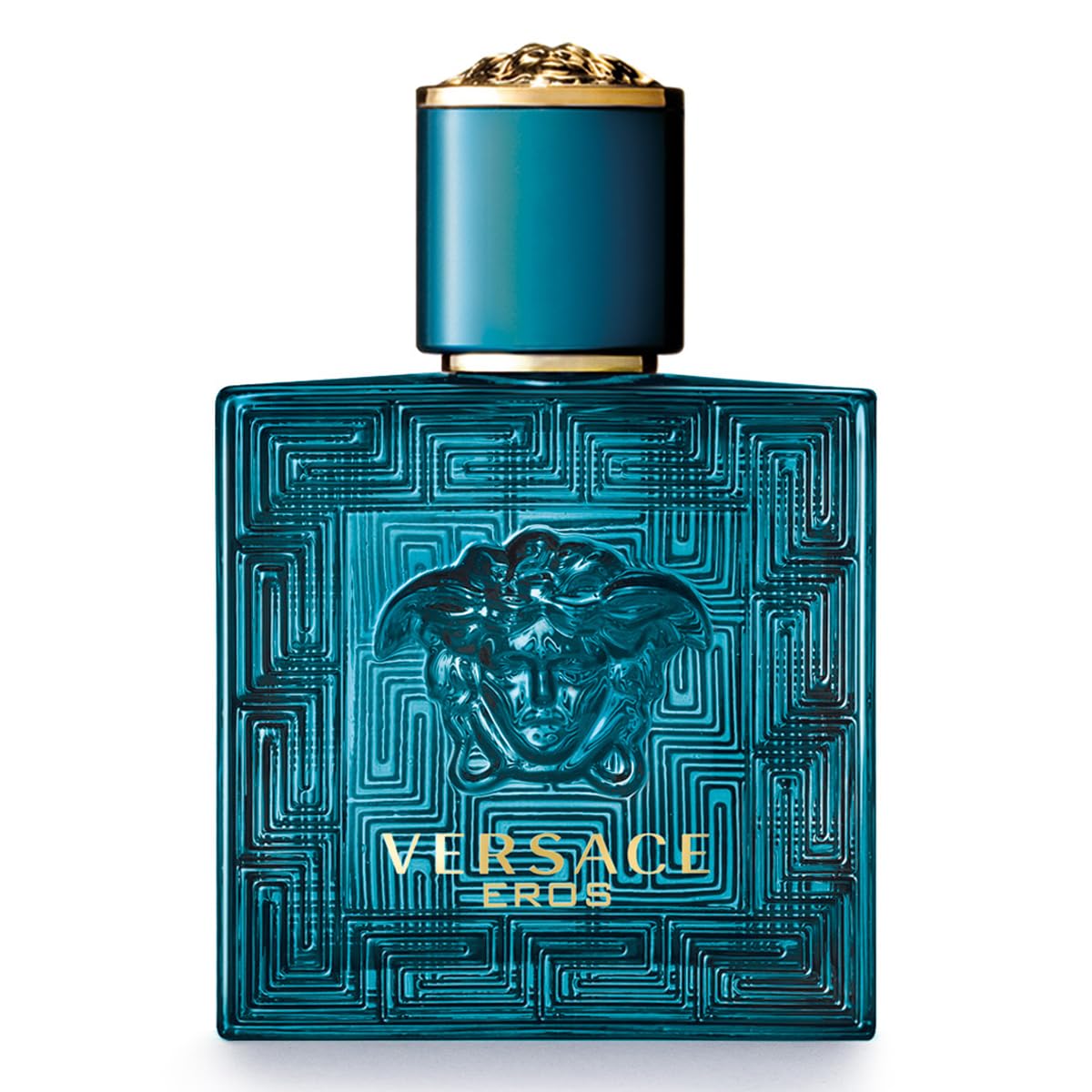 Versace Eros frasco detalle, perfume masculino elegante para uso diario