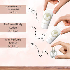 Versace Eros Pour Femme loción corporal mini, hidratación ligera y perfume sutil.