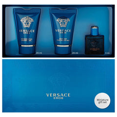 Versace Eros eau de toilette mini para viaje, aroma cítrico y masculino.