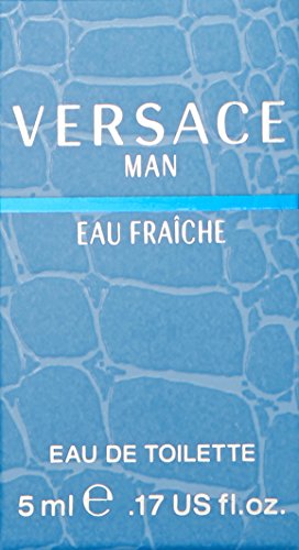 Versace Man Eau Fraiche botella detalle brillo y diseño premium