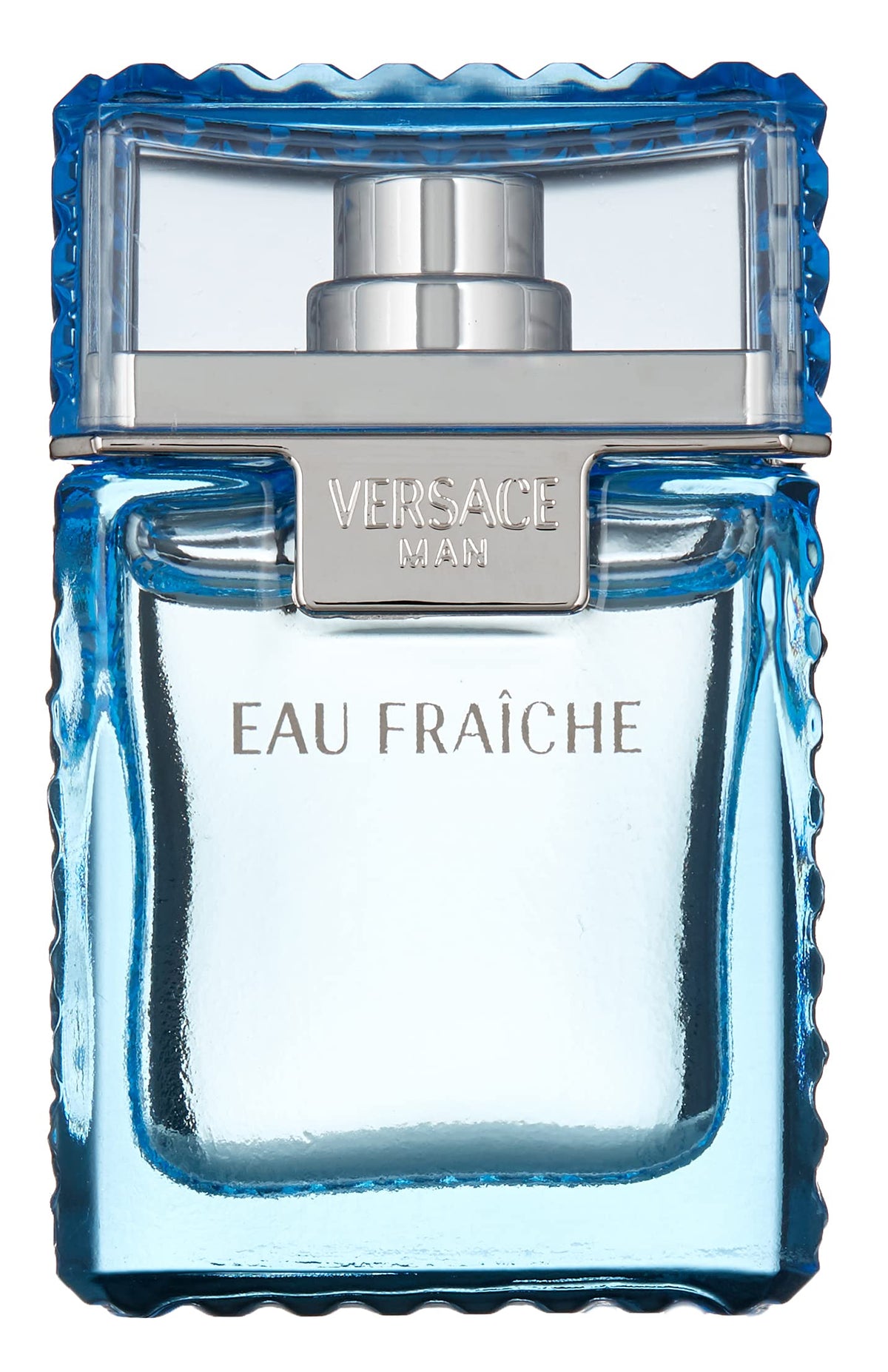 Versace Man Eau Fraiche envase frontal elegante para cualquier ocasión
