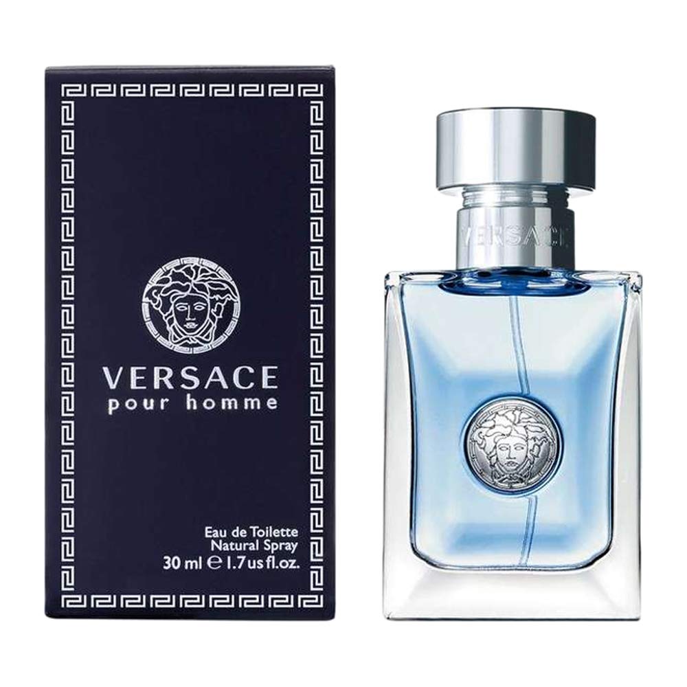 Versace Pour Homme EDT, bote de 100 ml, fragancia duradera para uso diario.