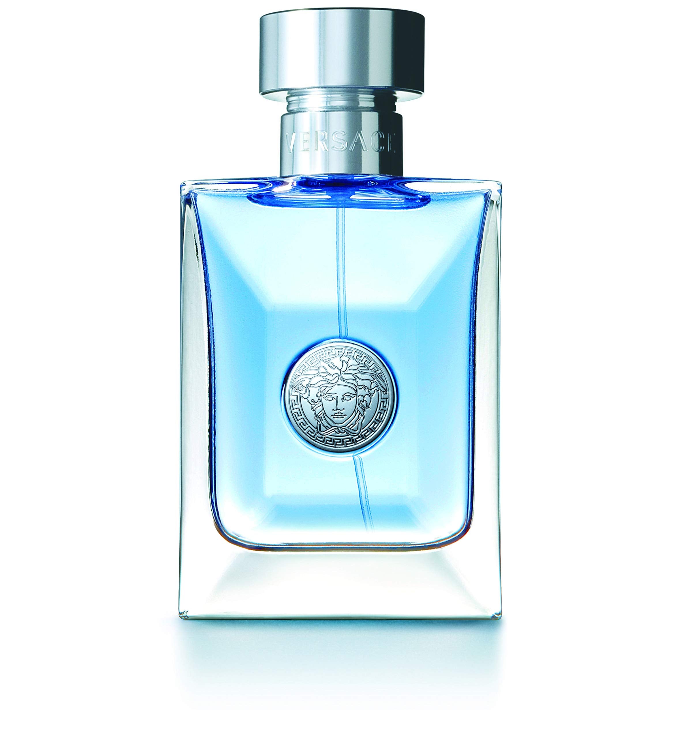 Versace Pour Homme, envase elegante, fragancia versátil para todo el día.