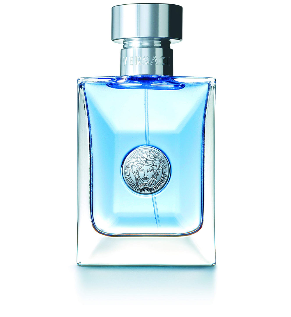 Versace Pour Homme, envase elegante, fragancia versátil para todo el día.