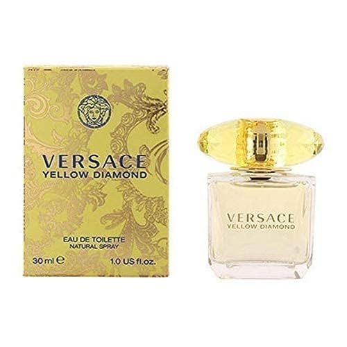 Notas de flor de azahar en Versace Yellow Diamond para brillo cítrico