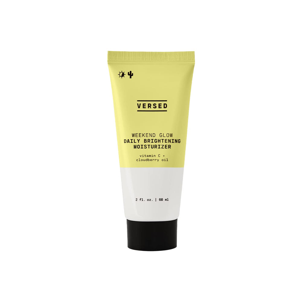 Versed crema diaria en envase, hidratación para rostro y cuello.