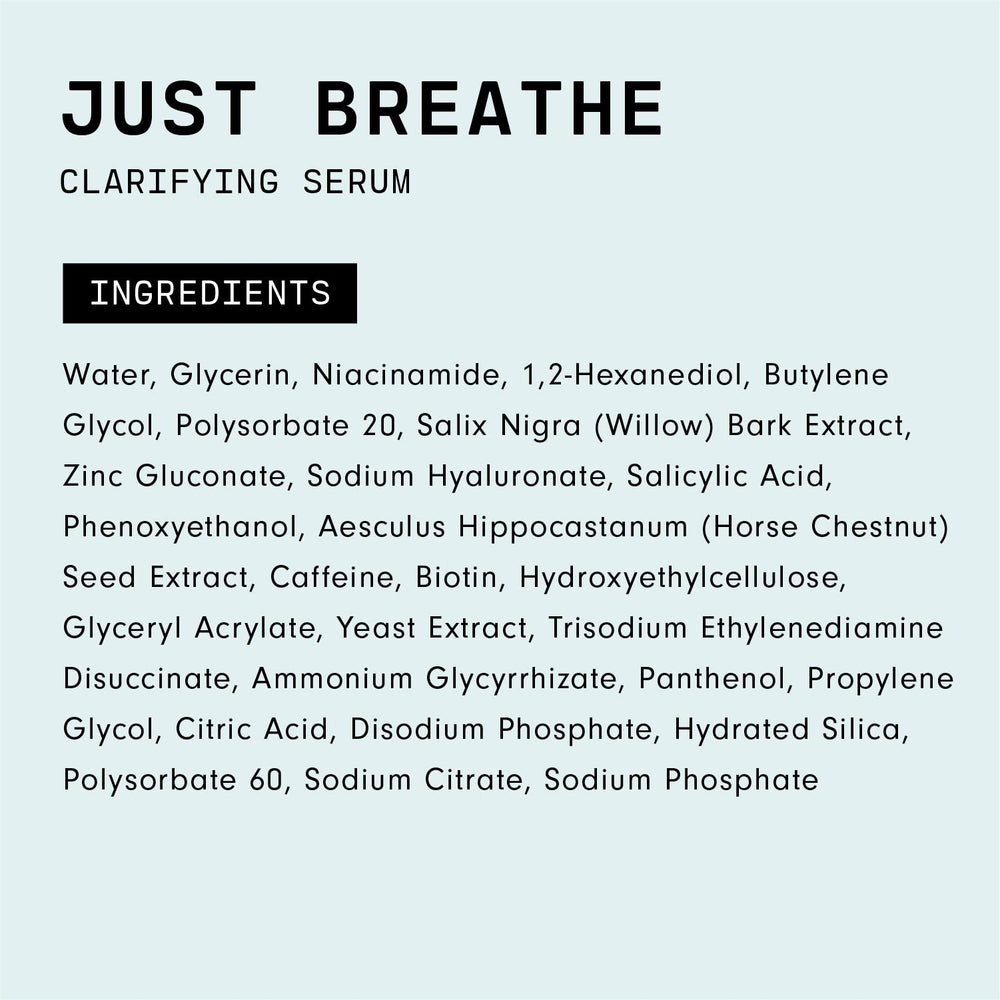 Versed Just Breathe: rutina diaria de cuidado para piel propensa a acné