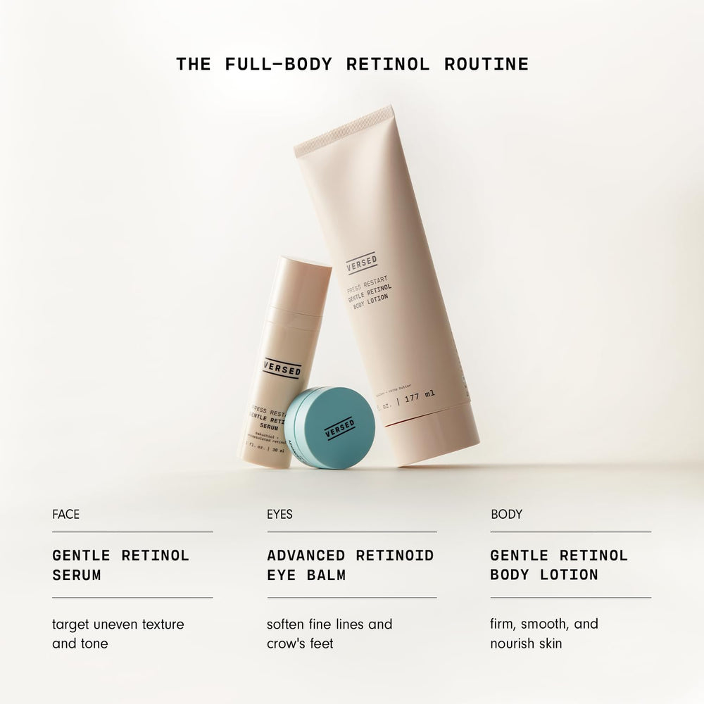 Knee area illustrates firmer-looking skin after using the lotion.