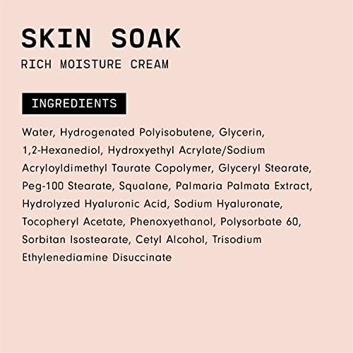 Versed Skin Soak Rich Moisture Cream packaging highlights vegan and cruelty-free standards.