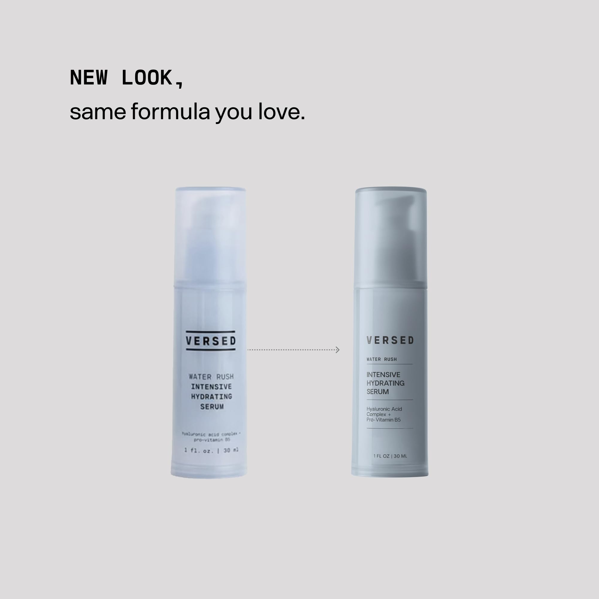 Versed Water Rush: textura ligera que se absorbe rápido