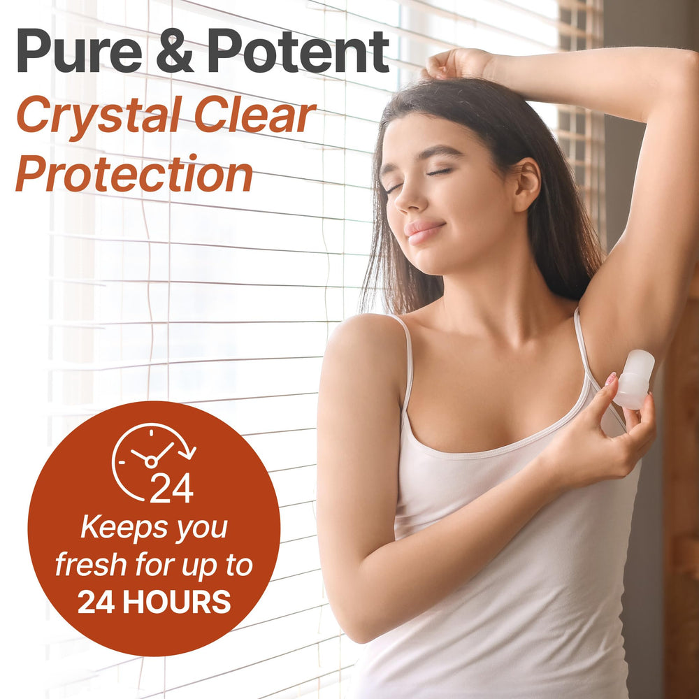 Desodorante natural cristal mineral Verve CULTURE en roll-on, opción hipoalergénica.