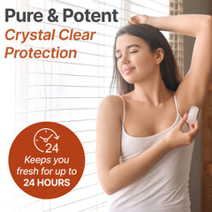 Desodorante natural cristal mineral Verve CULTURE en roll-on, opción hipoalergénica.