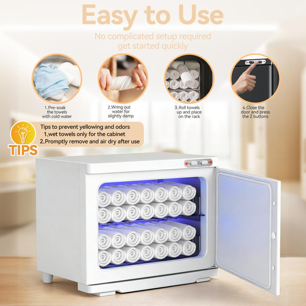 VeryTOP calentador de toallas spa 23L, uso comercial ideal para salones y spas