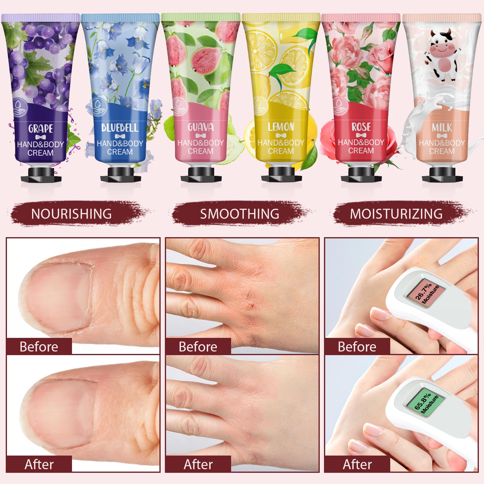 VESPRO Aloe scent hand cream tube provides refreshing moisture and quick absorption.