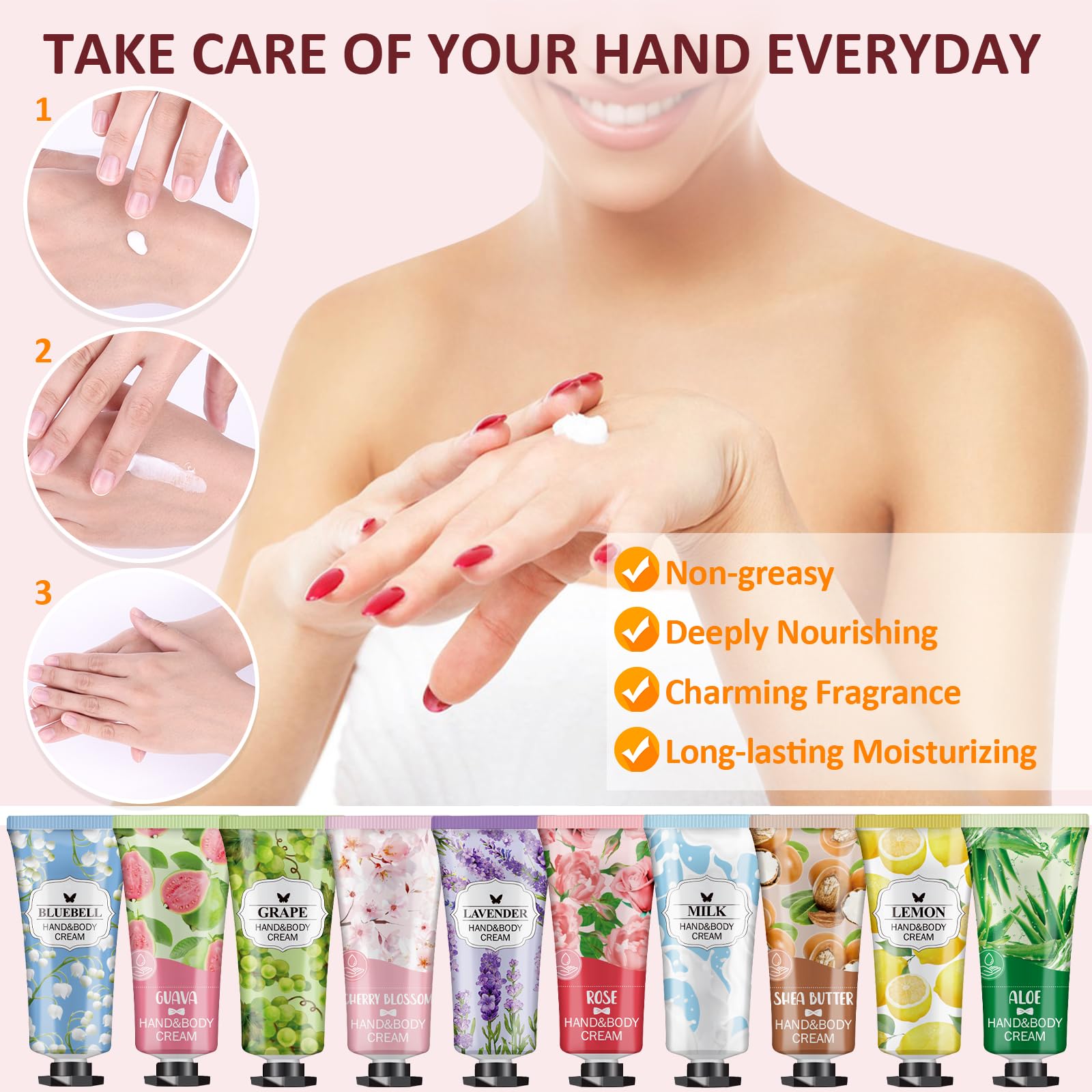 VESPRO Chamomile scent hand cream tube helps condition hands with a soft texture.