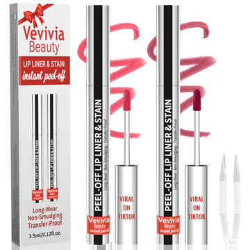 Vevivia Beauty labial-tinte duo nude mauve para definición duradera