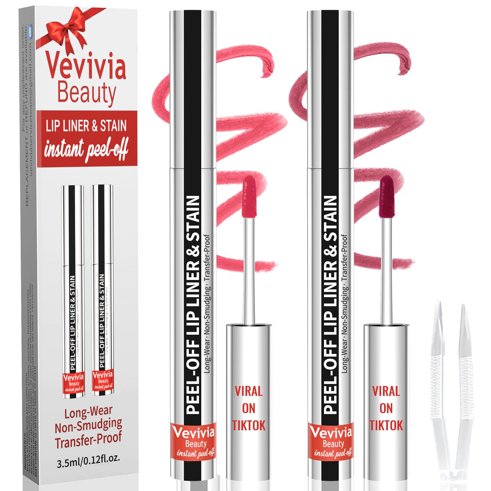 Vevivia Beauty labial-tinte duo nude mauve para definición duradera