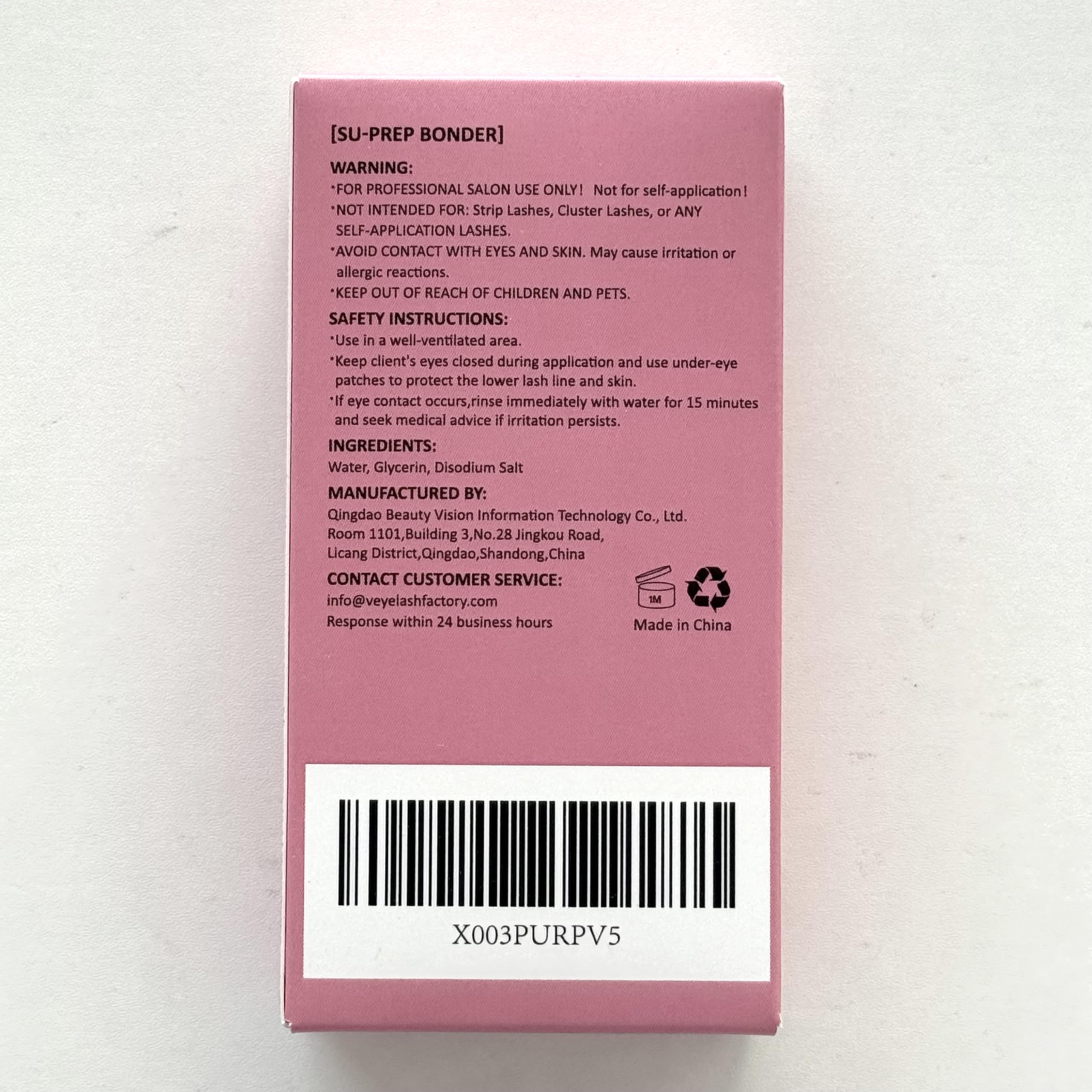 VEYES INC Super Bonder mejora la retención de extensiones.