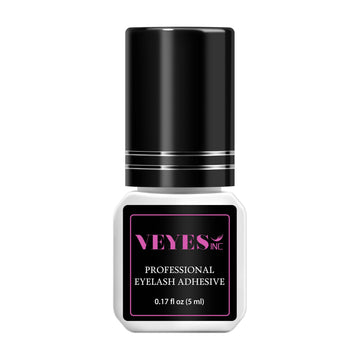 VEYES INC pegamento para pestañas negro 5ml, acabado profesional