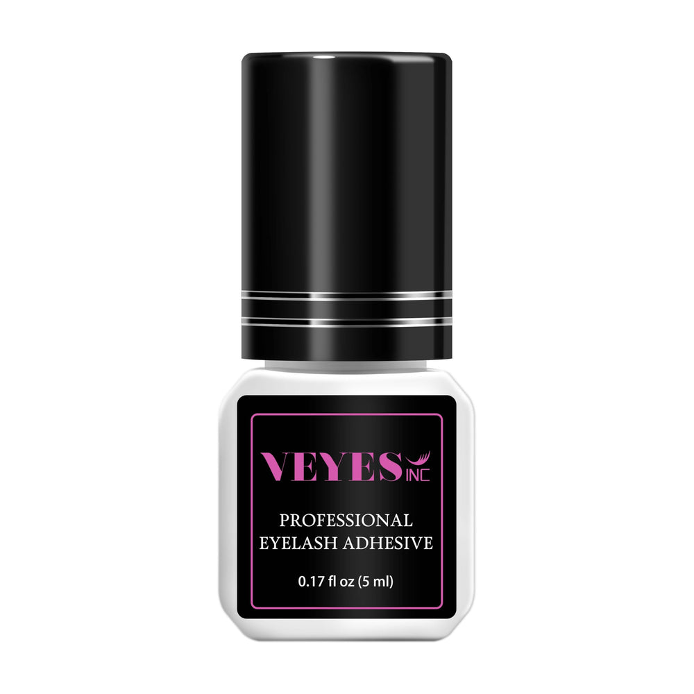 VEYES INC pegamento para pestañas negro 5ml, acabado profesional
