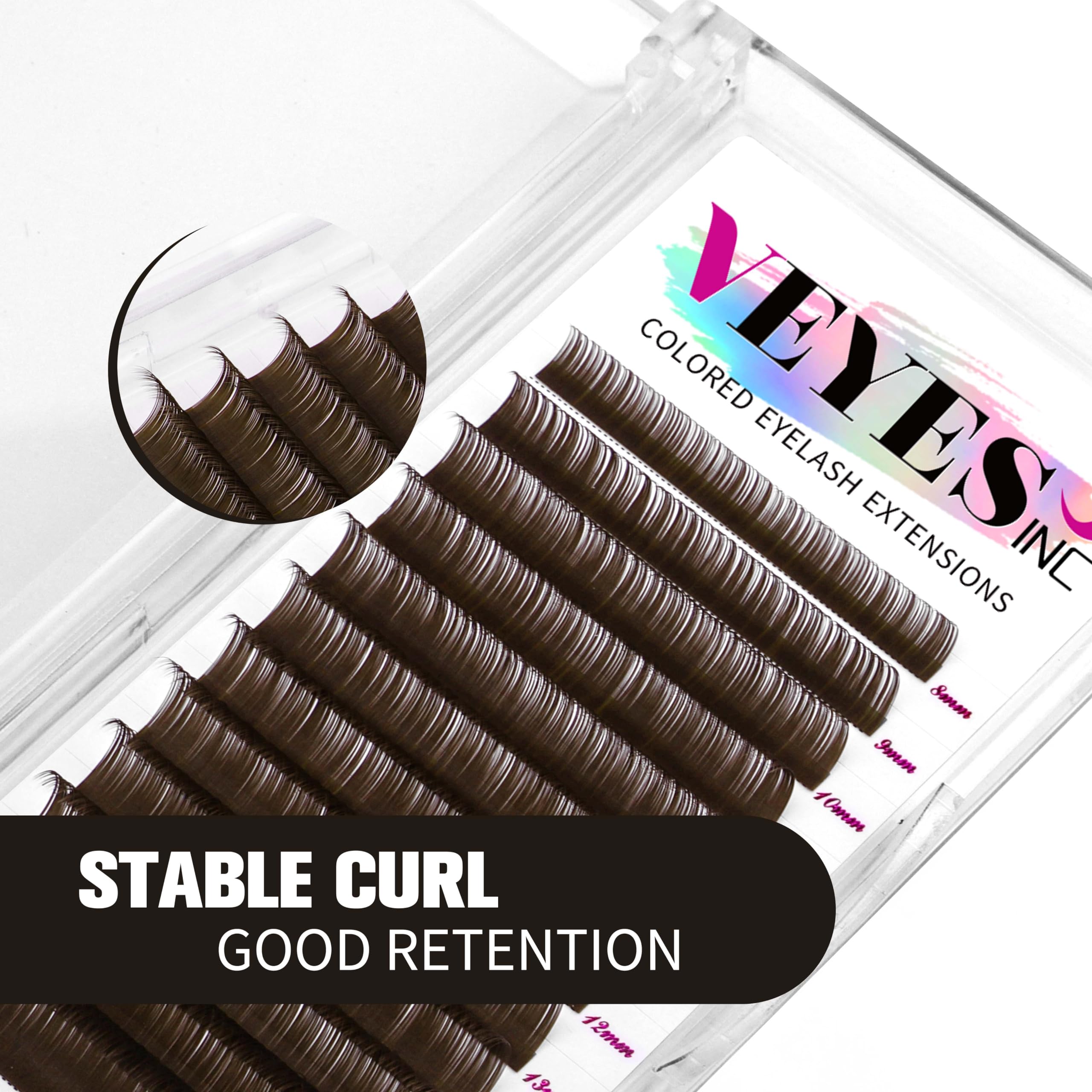 VEYES INC handmade faux silk lashes provide soft, lasting curl
