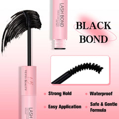 VEYESBEAUTY 2-in-1 bond and seal in action on lashes