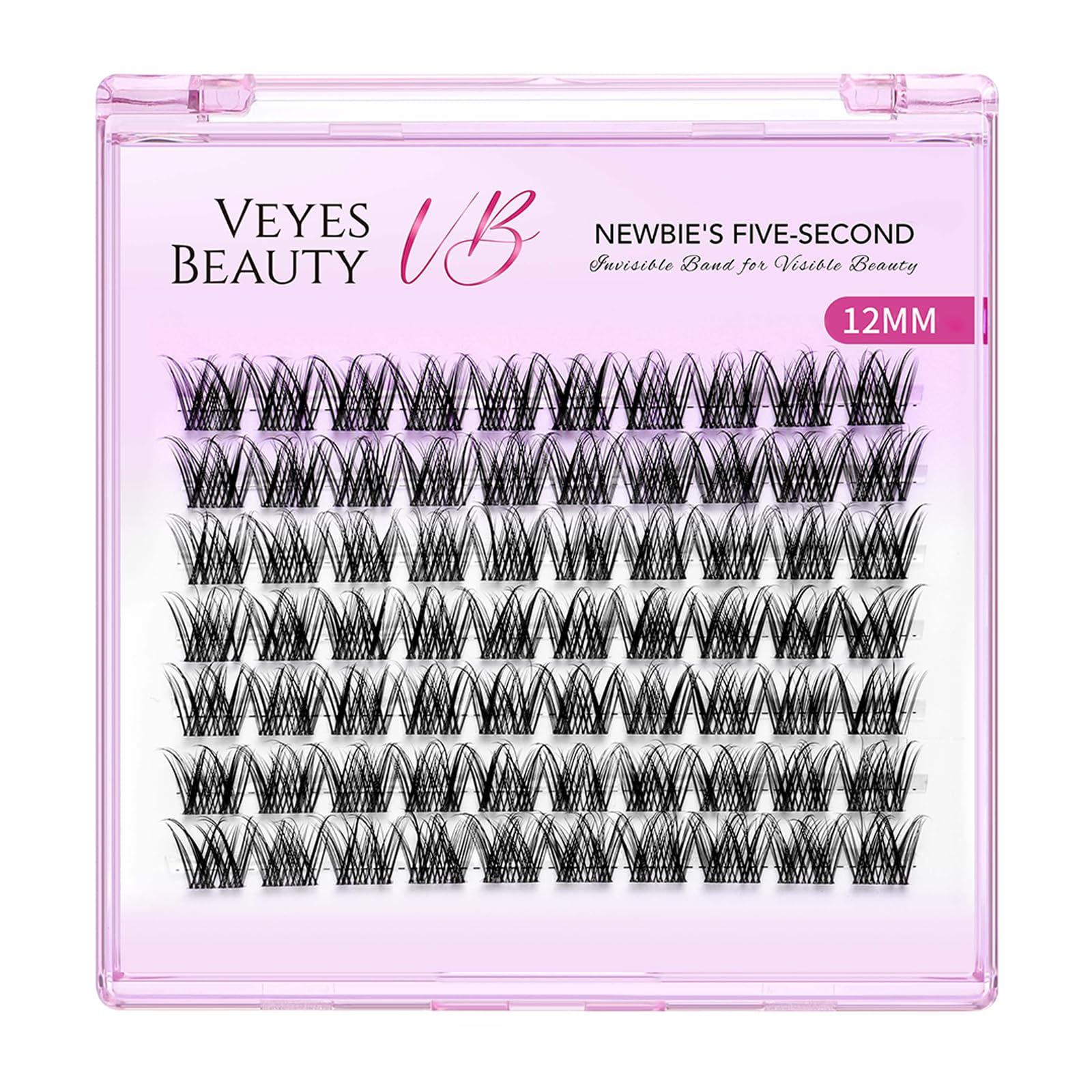 VEYESBEAUTY grupos de pestañas para novatas, uso rápido y sencillo