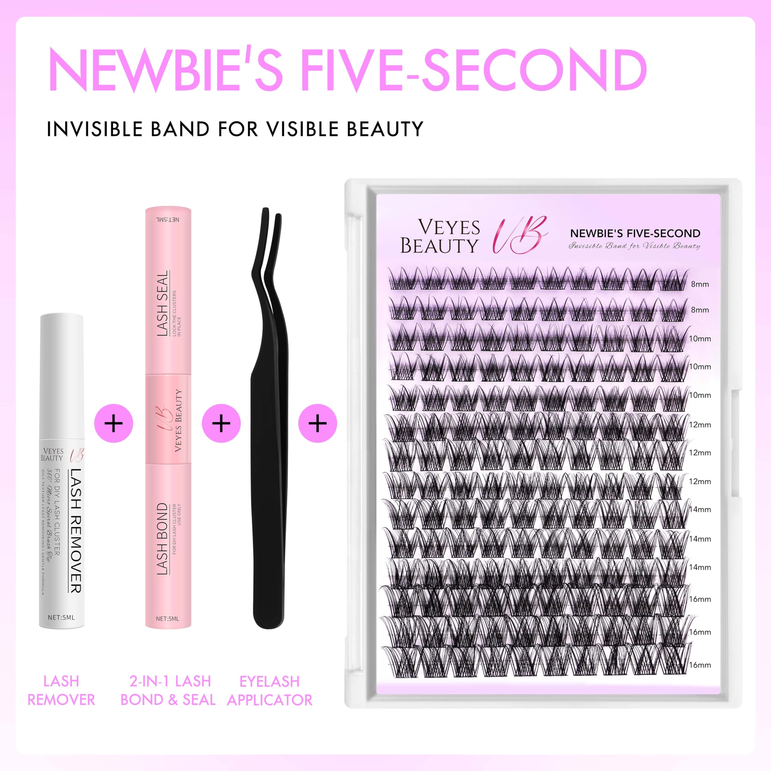 VEYESBEAUTY bandes souples pour cils - confort durable.