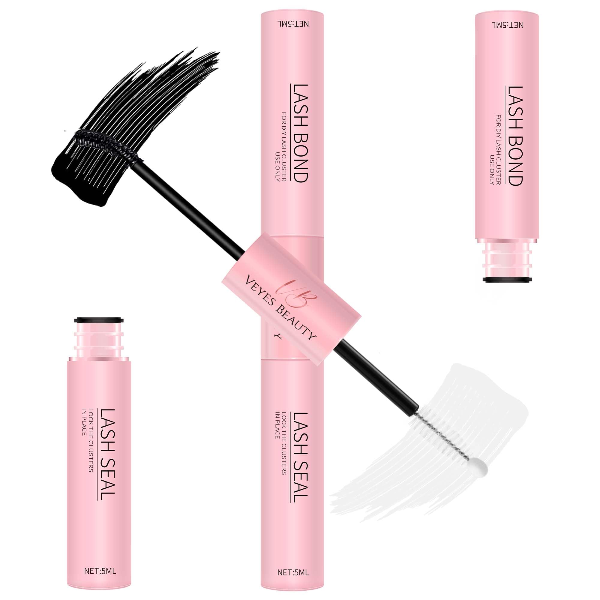 VEYESBEAUTY lash bond-seal bottle close-up for easy 2-in-1 lash application
