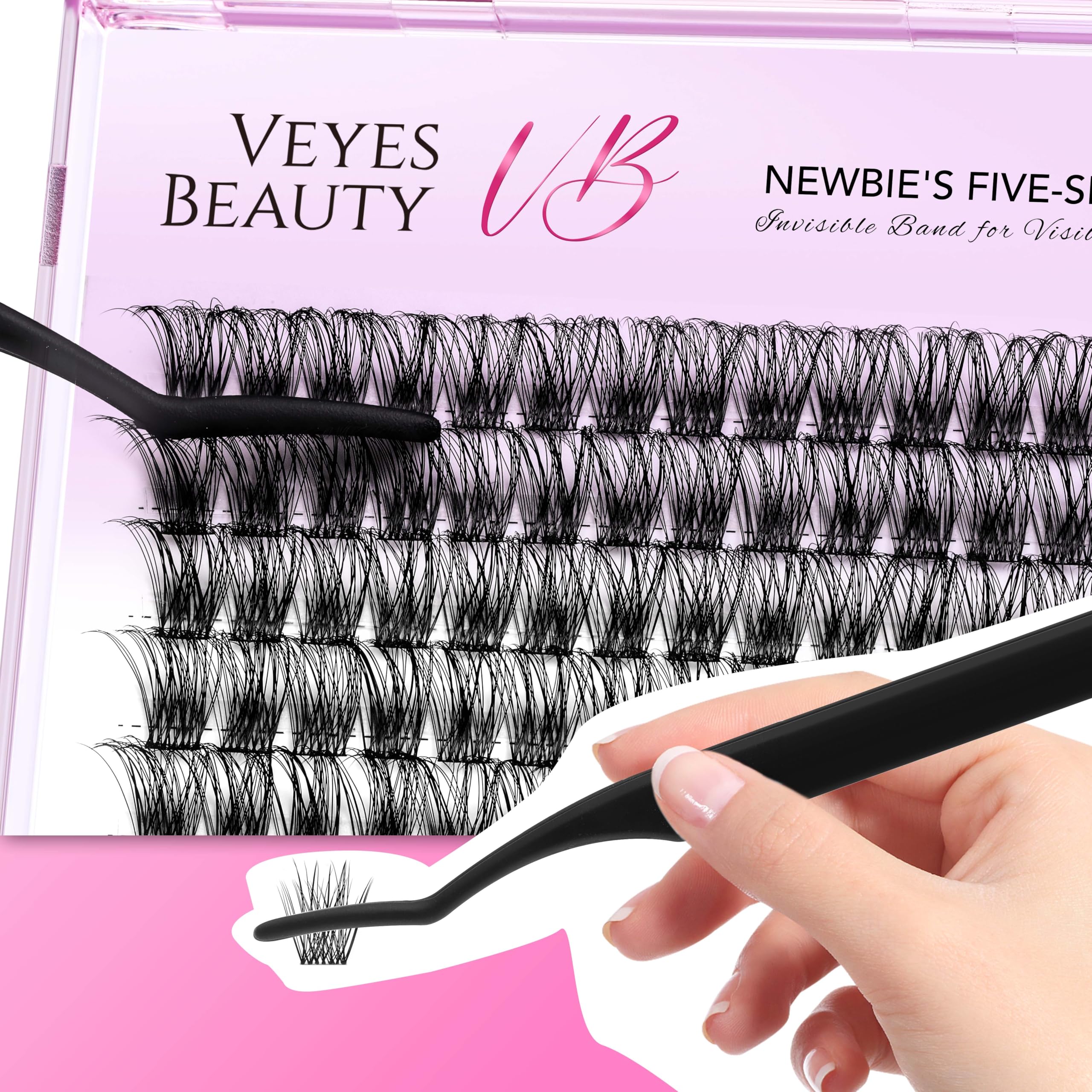 VEYESBEAUTY efecto natural en las pestañas gracias a fibra suave PBT.