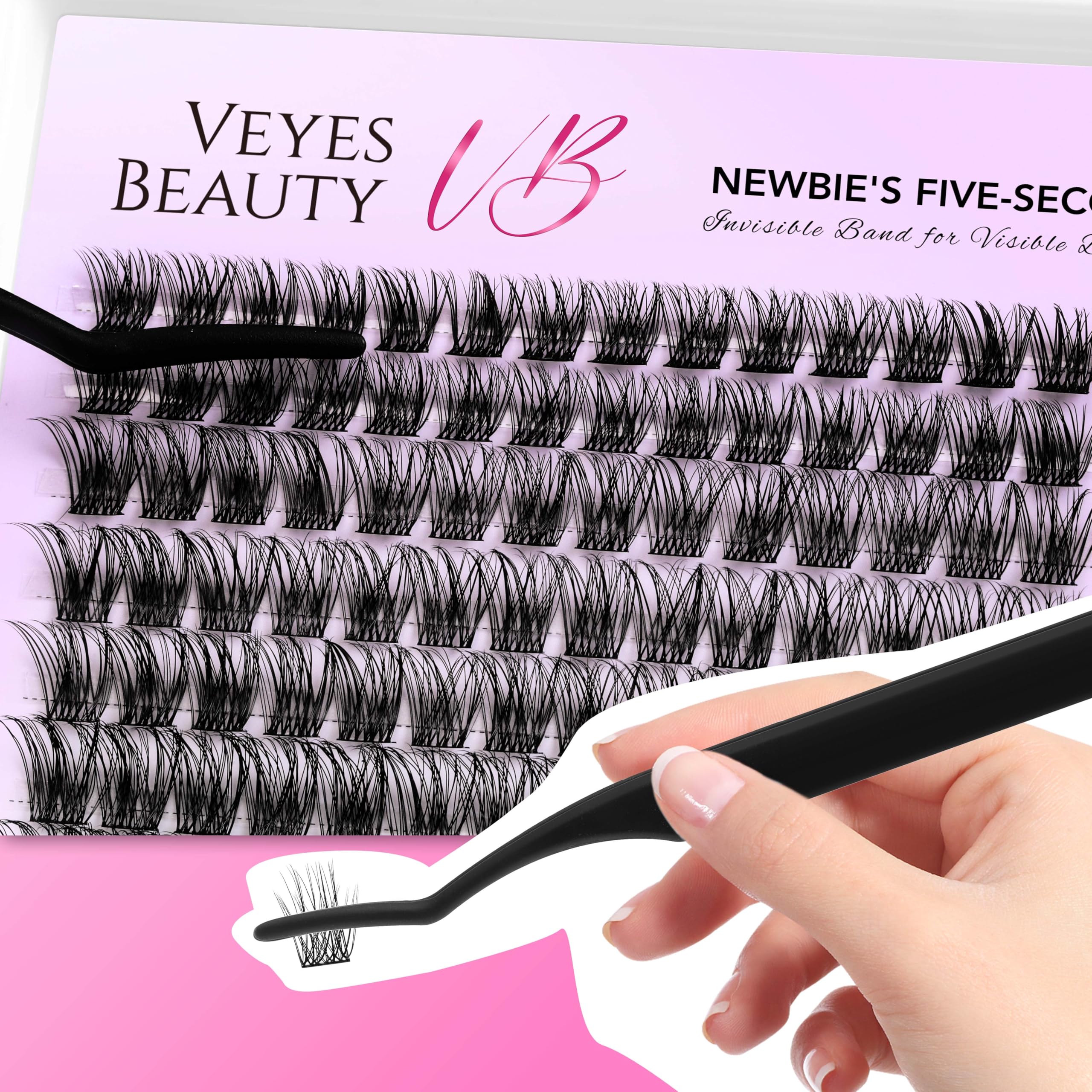 VEYESBEAUTY Ensemble, adhésif et scellant pour une tenue durable.