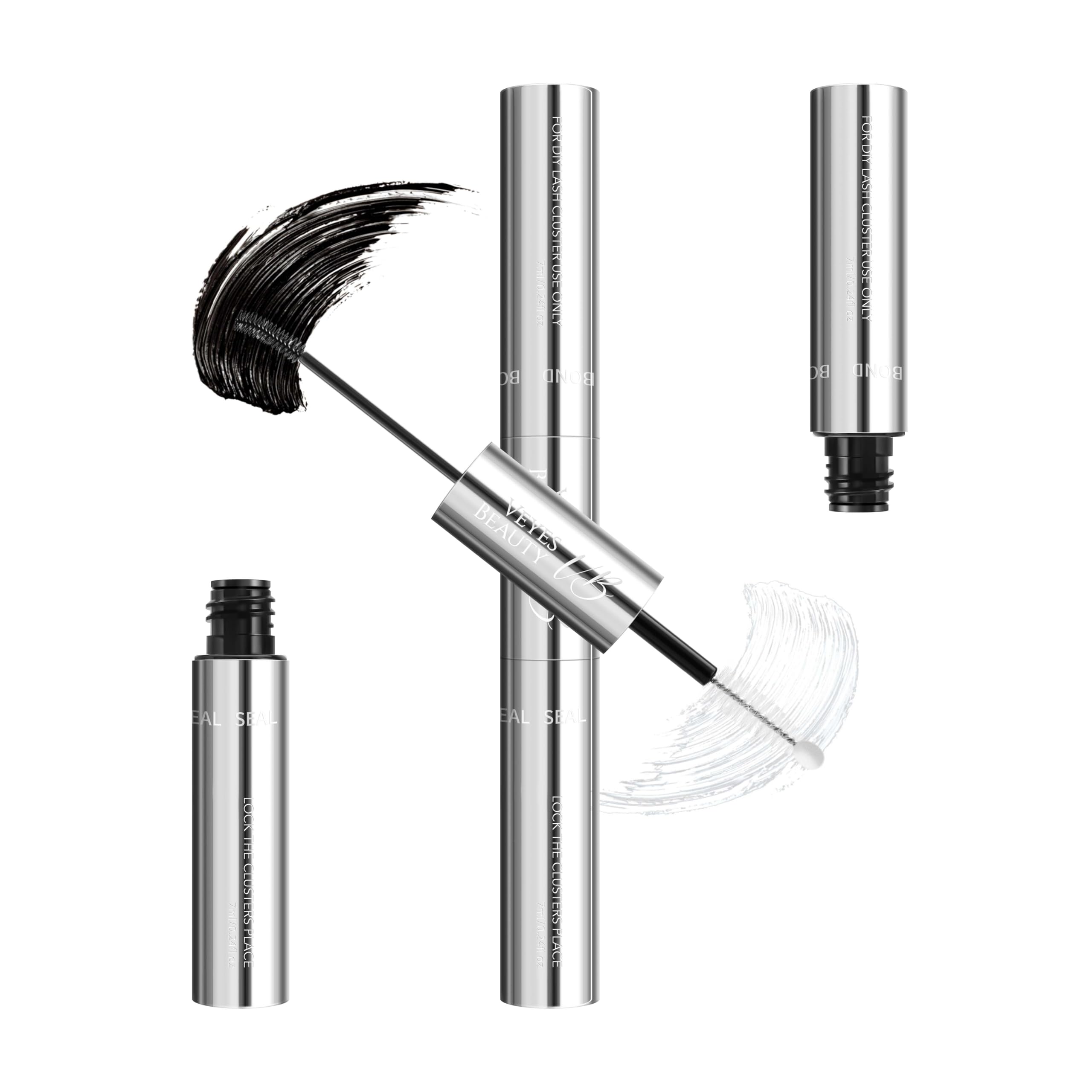 VEYESBEAUTY pegamento y sellador 2 en 1, aplicación espiral para distribución suave.