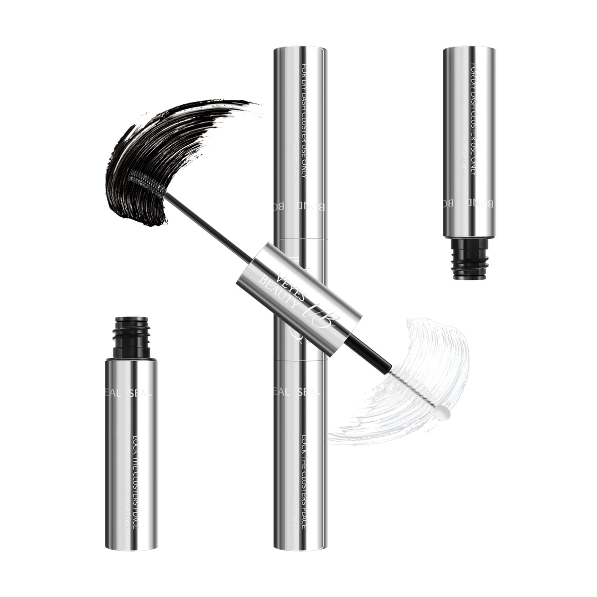 VEYESBEAUTY pegamento y sellador 2 en 1, aplicación espiral para distribución suave.