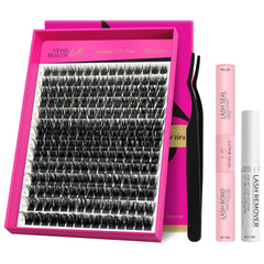 VEYESBEAUTY: pestanas cluster Extremo 3D para volumen notable y elegante.