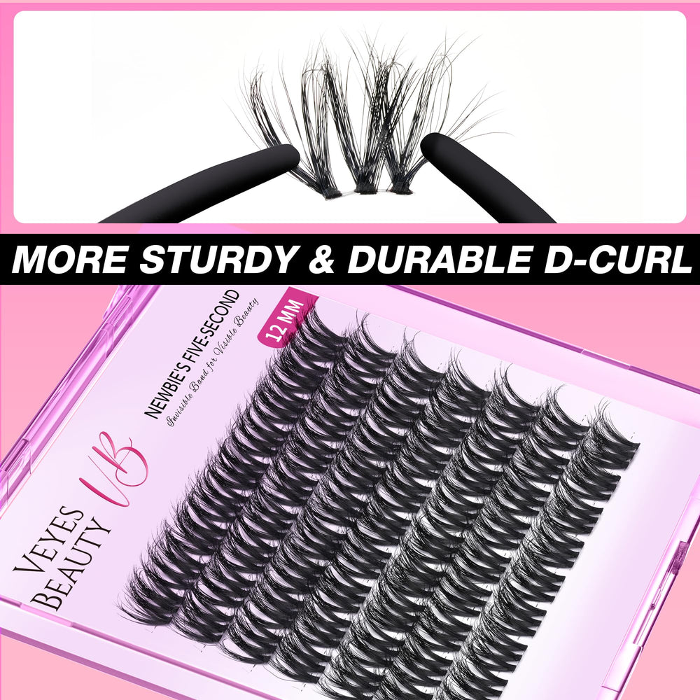 VEYESBEAUTY VBmuse: aplicación sencilla con adhesivo y sellador.