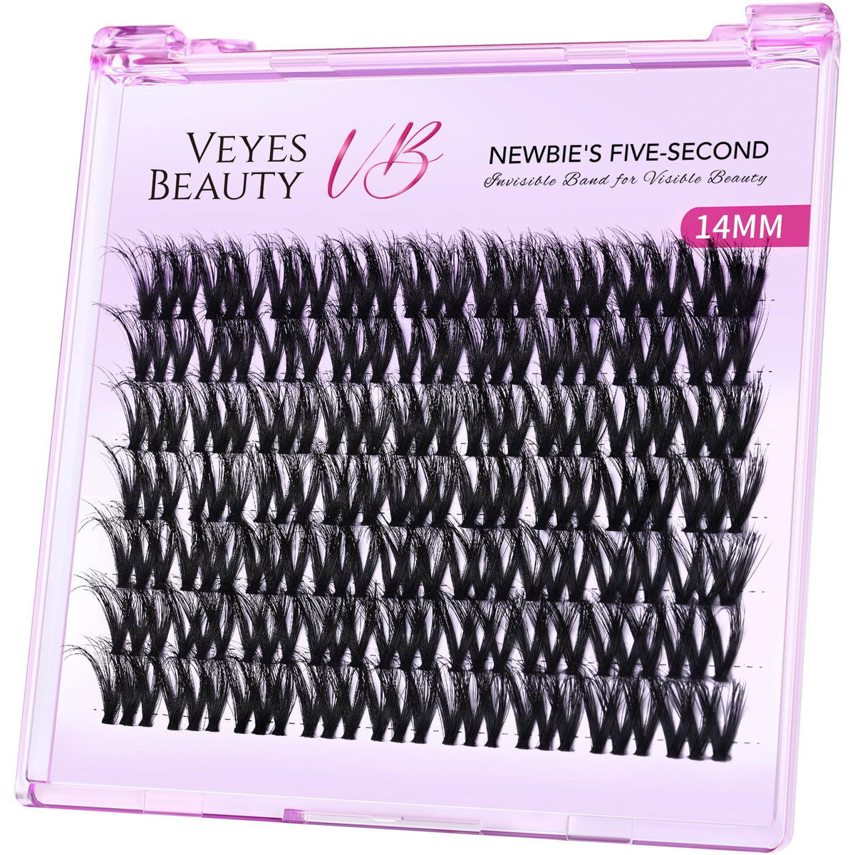 VEYESBEAUTY pestanas grupos caja: conjunto facil para crear apariencia diaria.