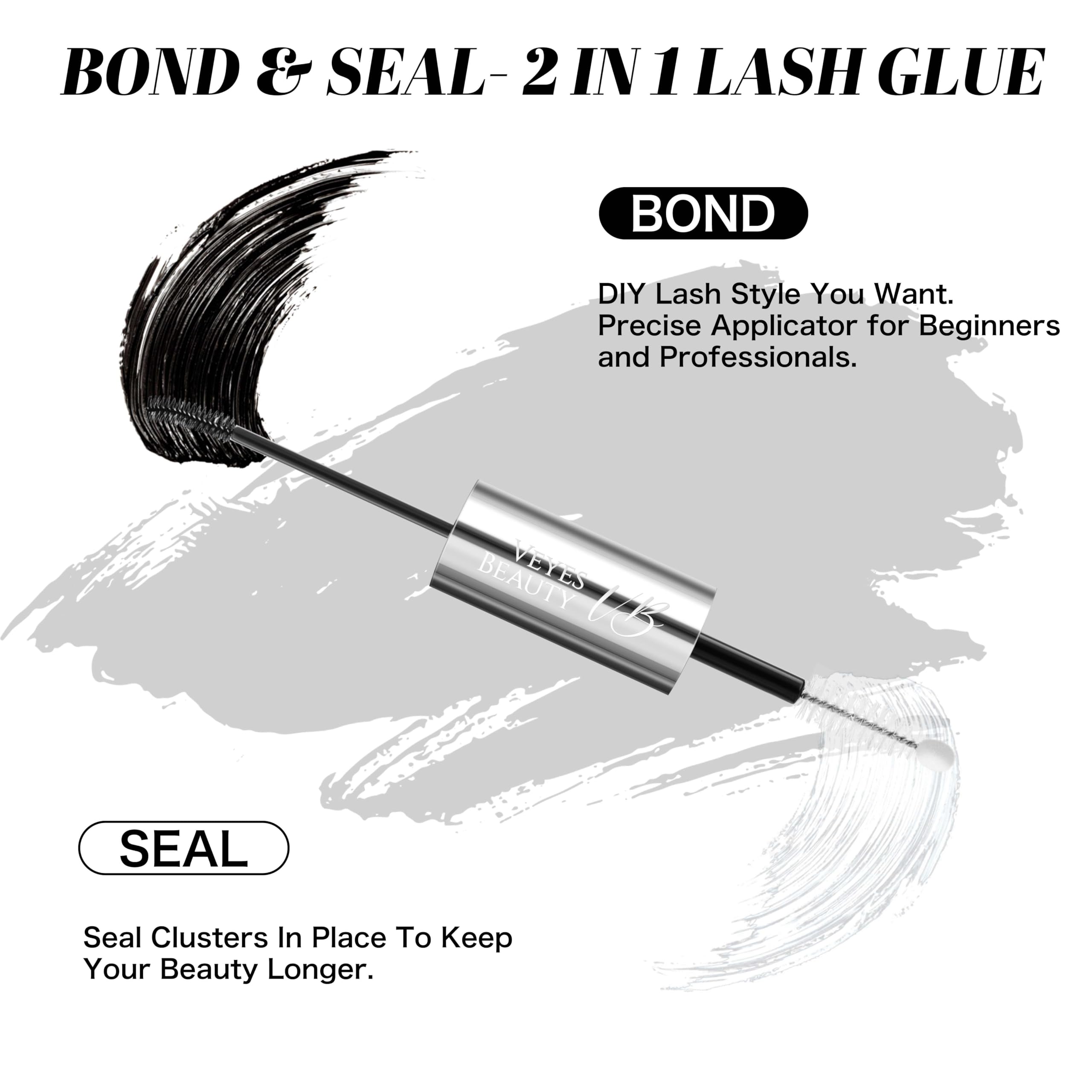 VEYESBEAUTY sellado de pestañas, retención de 72h para apariencia duradera.