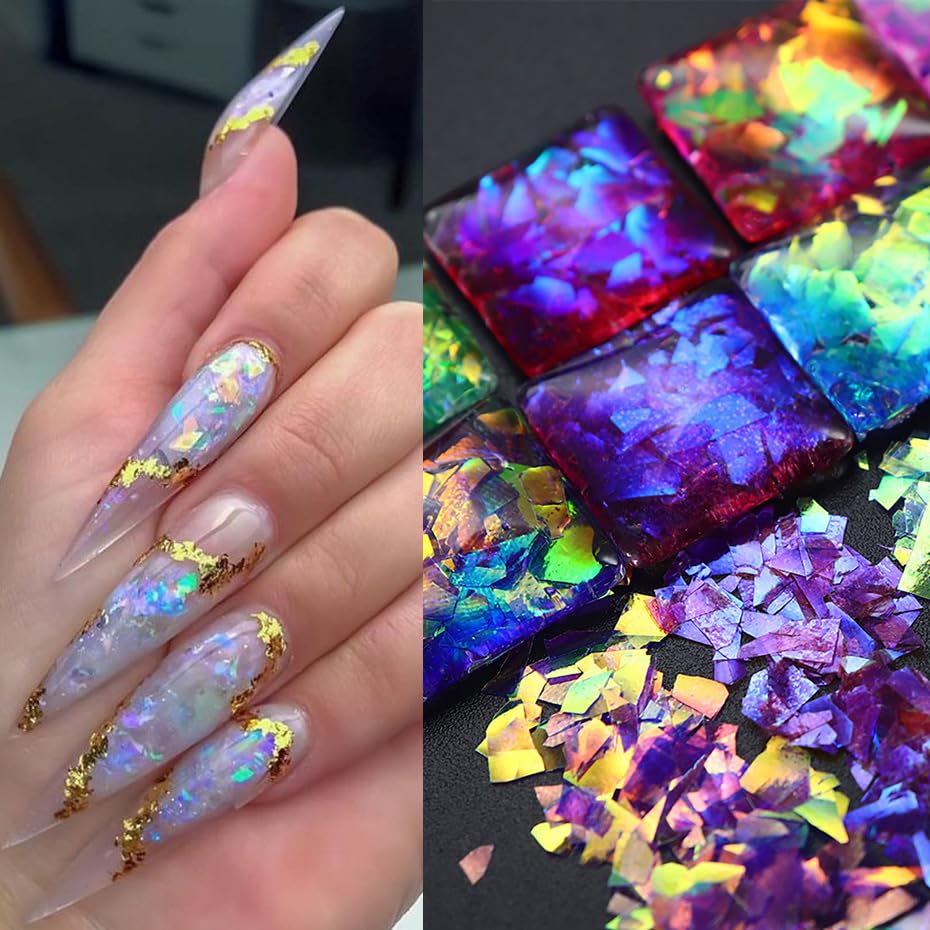 Vezocim glitter ultrafino 3D para decoración de uñas y arte.