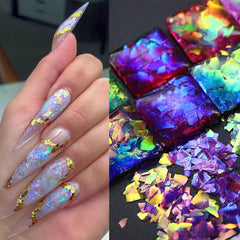 Vezocim glitter ultrafino 3D para decoración de uñas y arte.