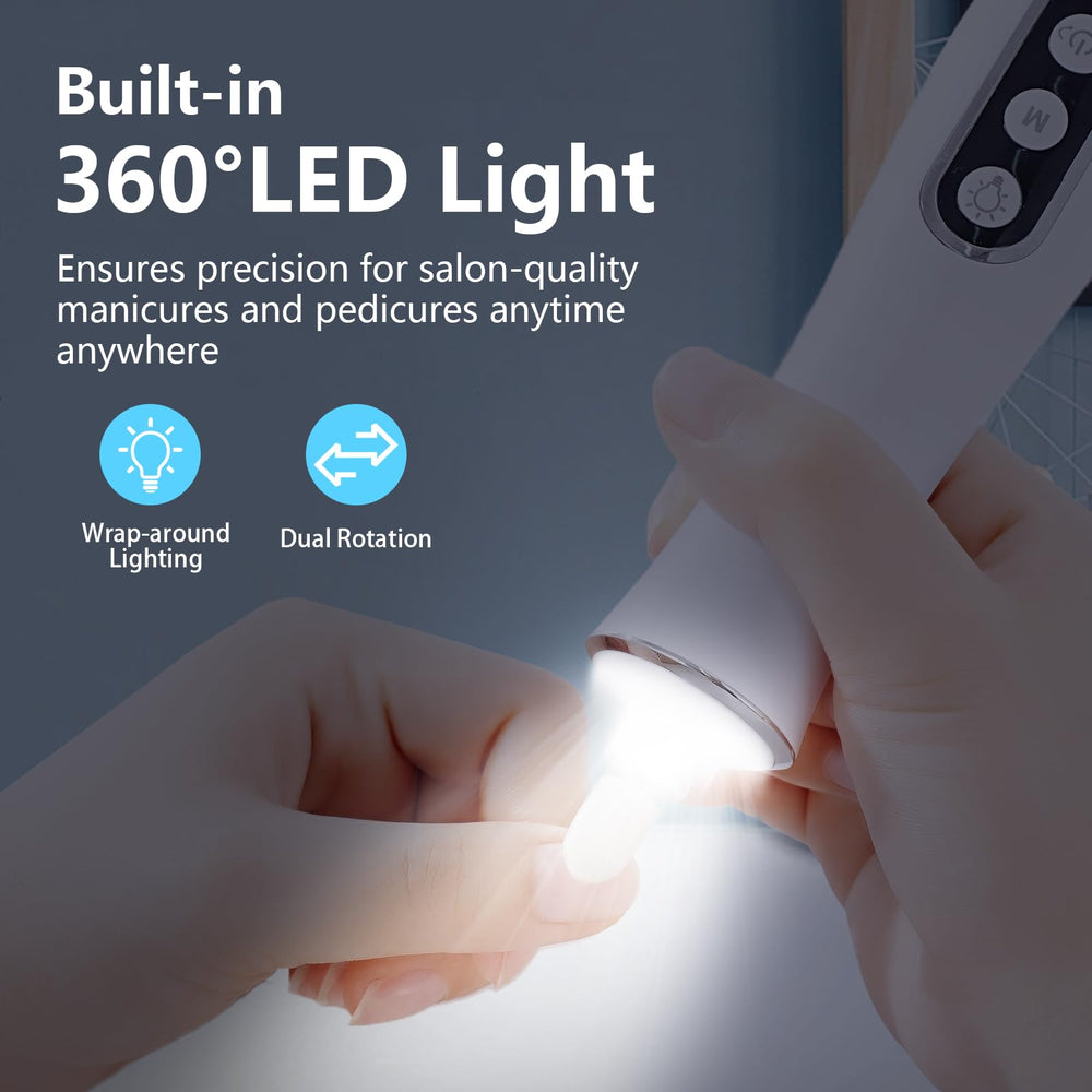 Lima eléctrica VFD: regalo ideal para cuidado de manos y pies