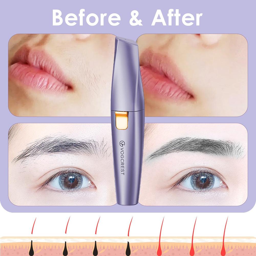 VG VOGCREST recortador cejas rostro con carga USB conveniente