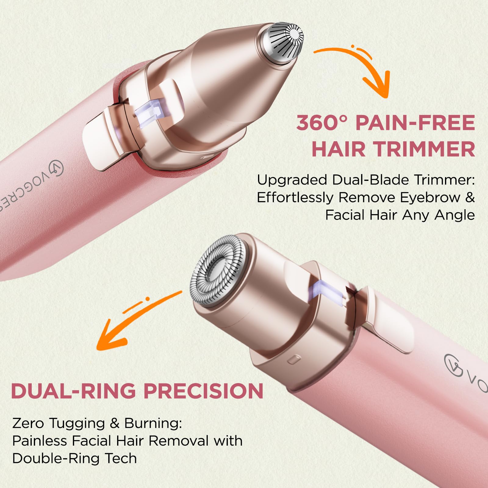 VG VOGCREST uso suave y cómodo para piel sensible