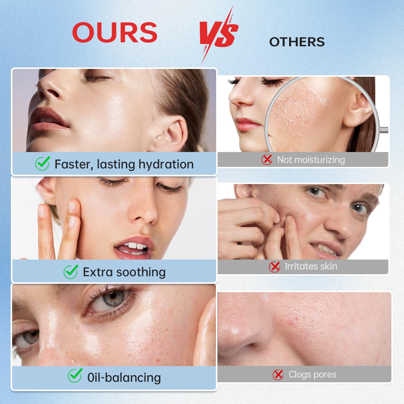 VGO 24/7 hydration concept illustrating a plump, dewy complexion.