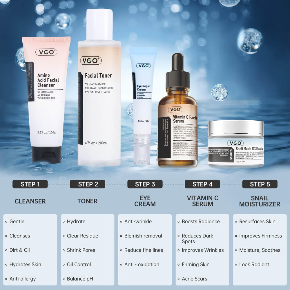 Crema mucina de caracol 92% de VGO para retener humedad y elasticidad.