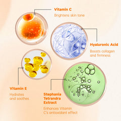 Textura ligera de VGO vitamina C que se absorbe rápidamente