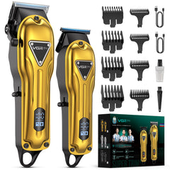 Cortapelos VGRPRO inalámbrico con set completo para cortes precisos en casa