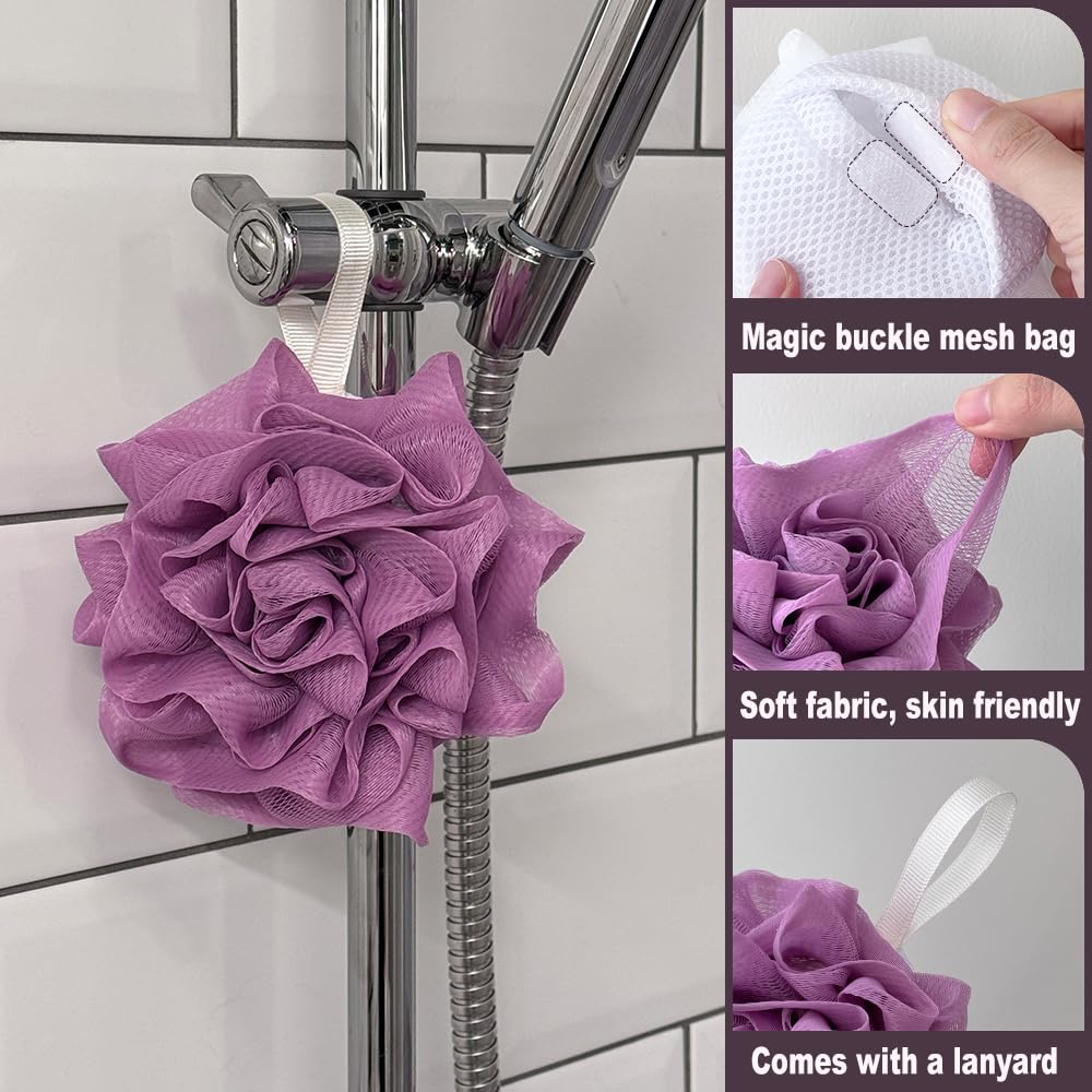 Bolsas de jabón 2 en 1 para mantener orden y limpieza en la ducha.