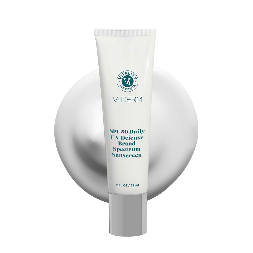 VI DERM SPF50 diario para rostro y cuerpo, defensa ligera y rápida absorción