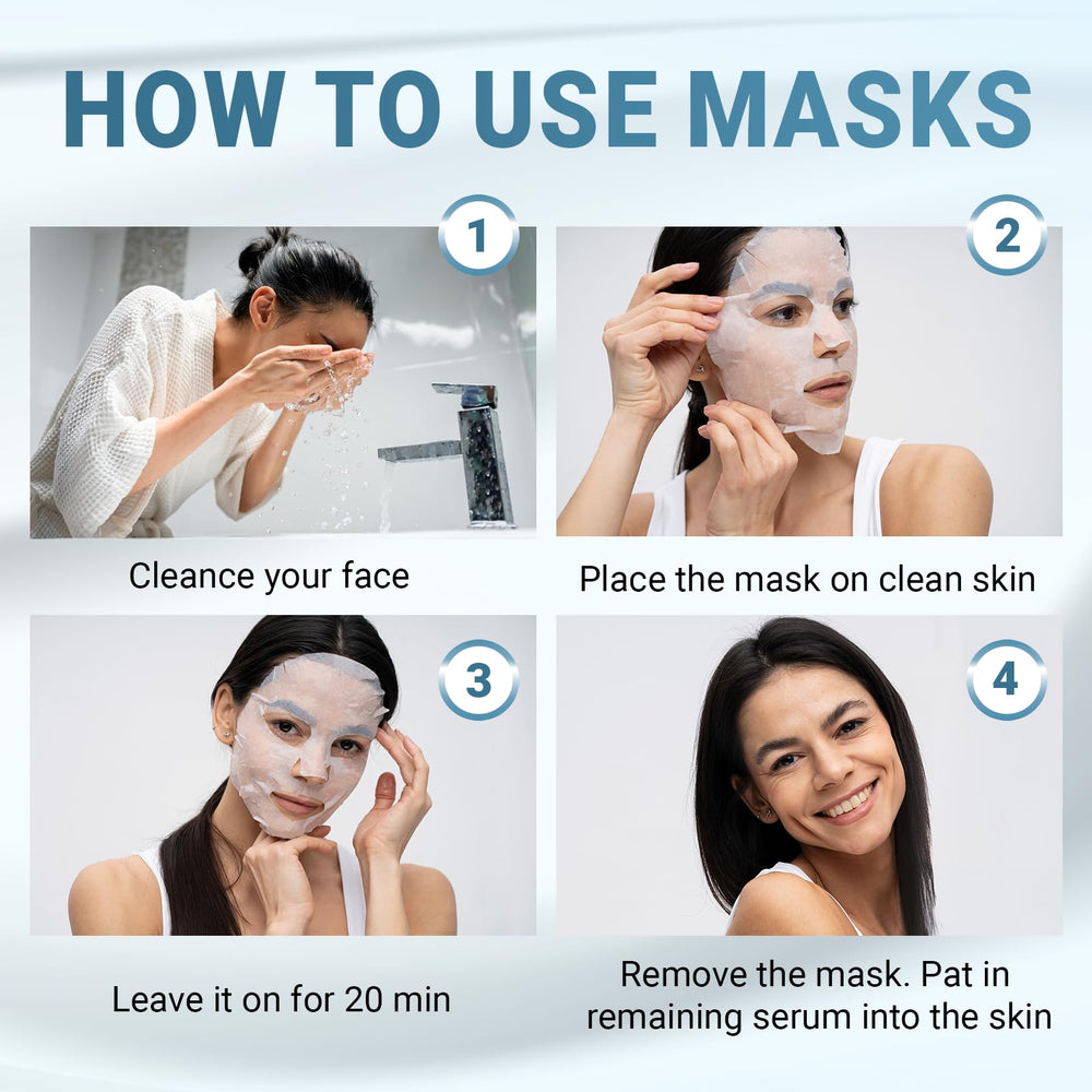 Caja de mascarillas VIABEAUTY para cuidado diario de la piel