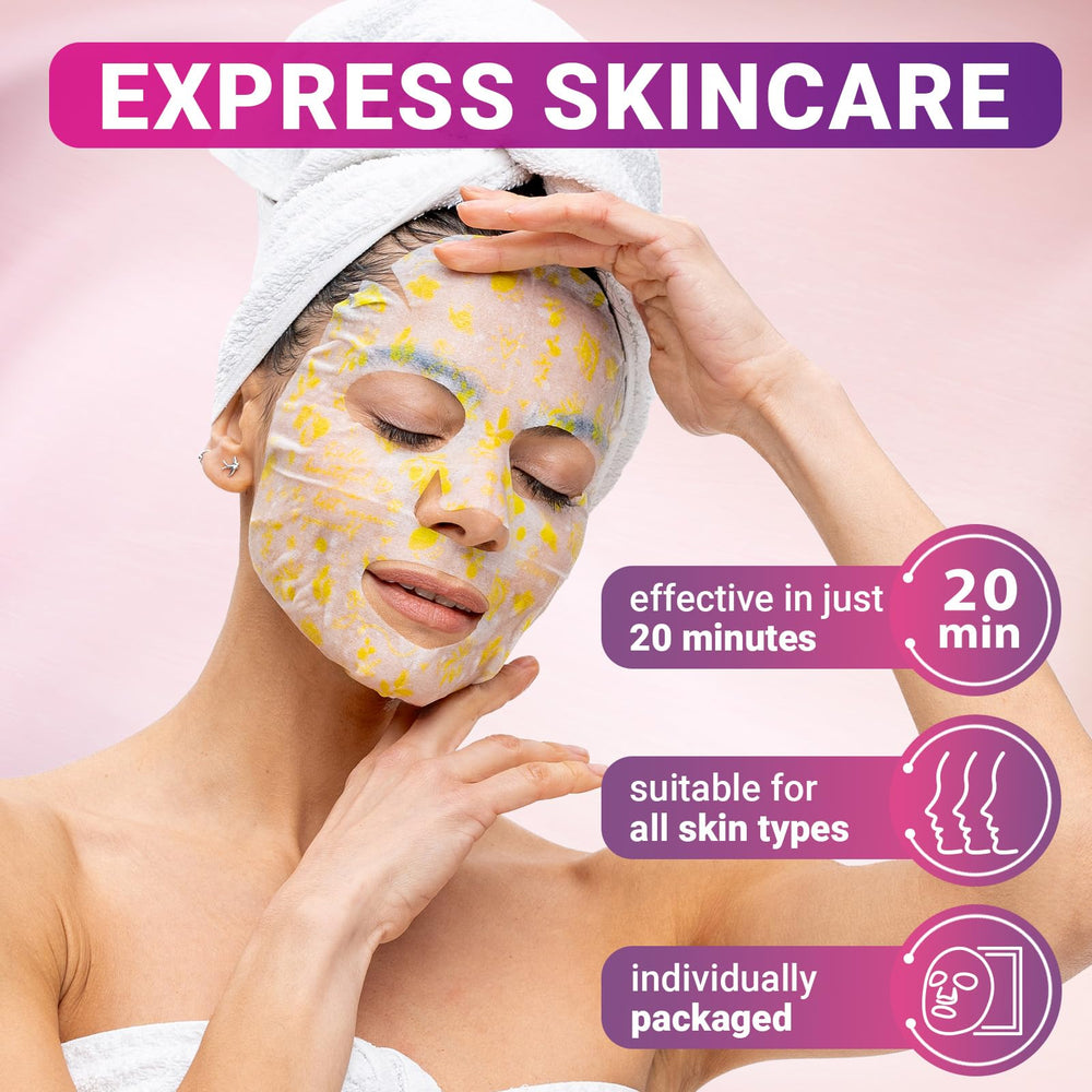 VIABEAUTY pack mascarillas cara 6 unidades, perfecto para viajar.
